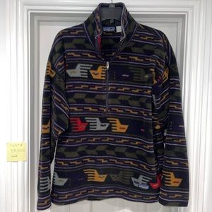 Patagonia Synchilla 1/4 Zip Aztec Mens Large